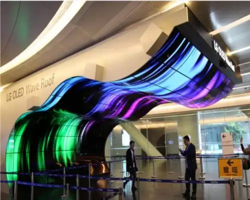 What is an OLED Transparent Touch Display Splicing Screen?